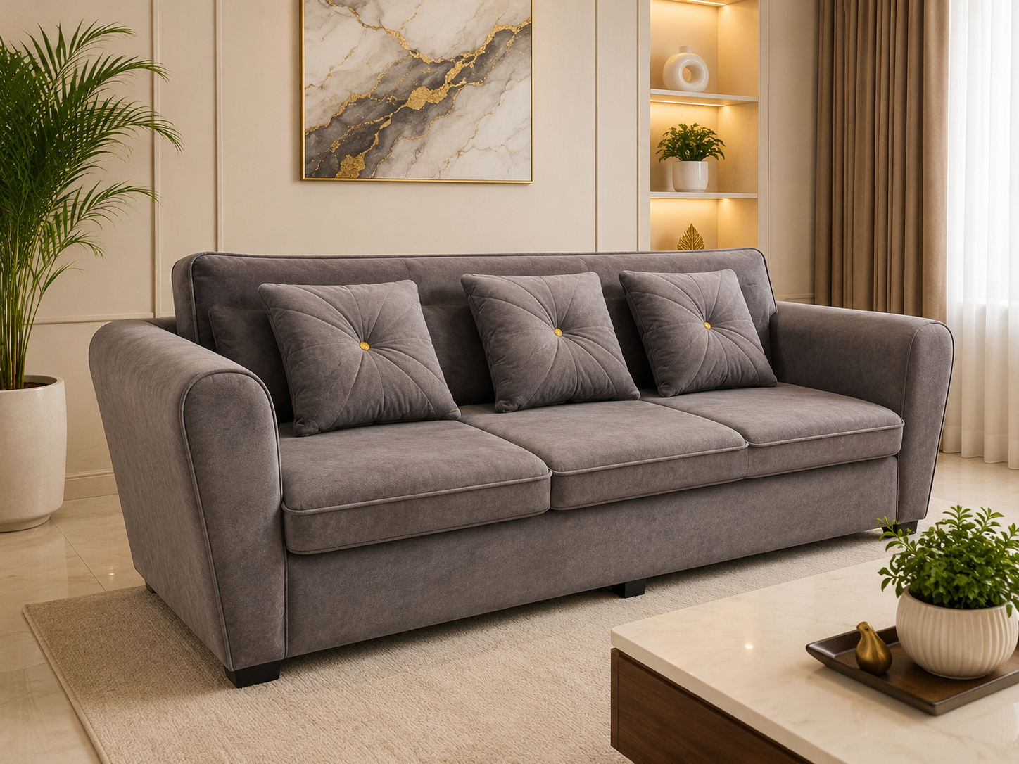 Luxury Sofa Set for Home Furniture