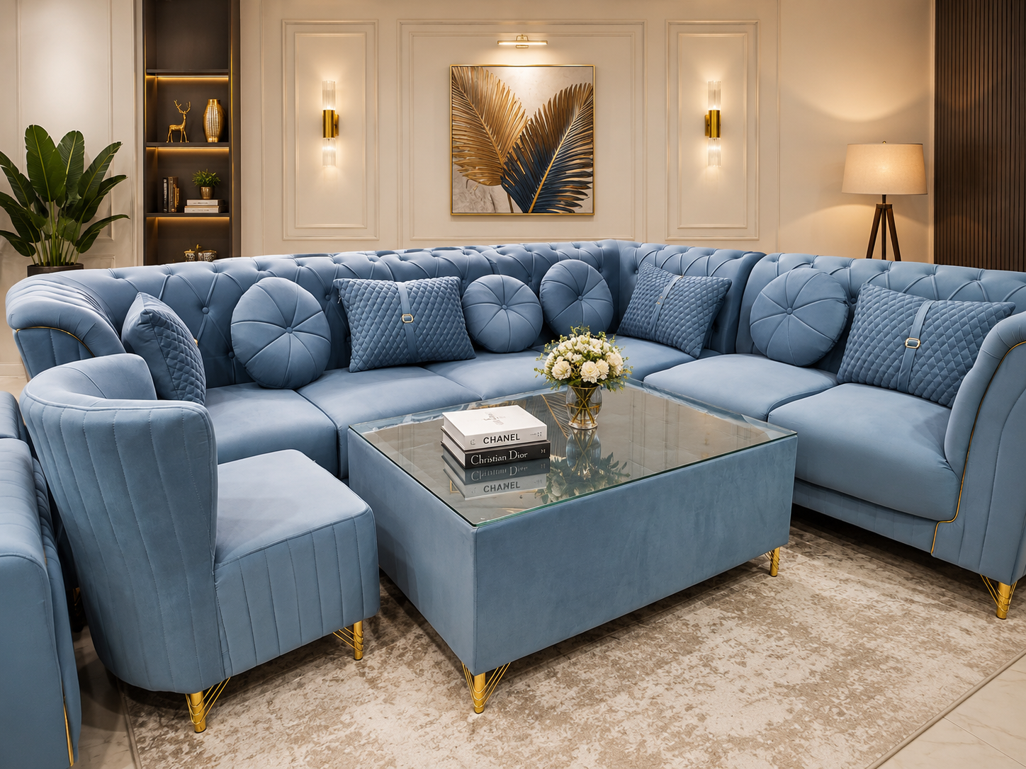 Designer L Shape Sofa Set for Modern Homes