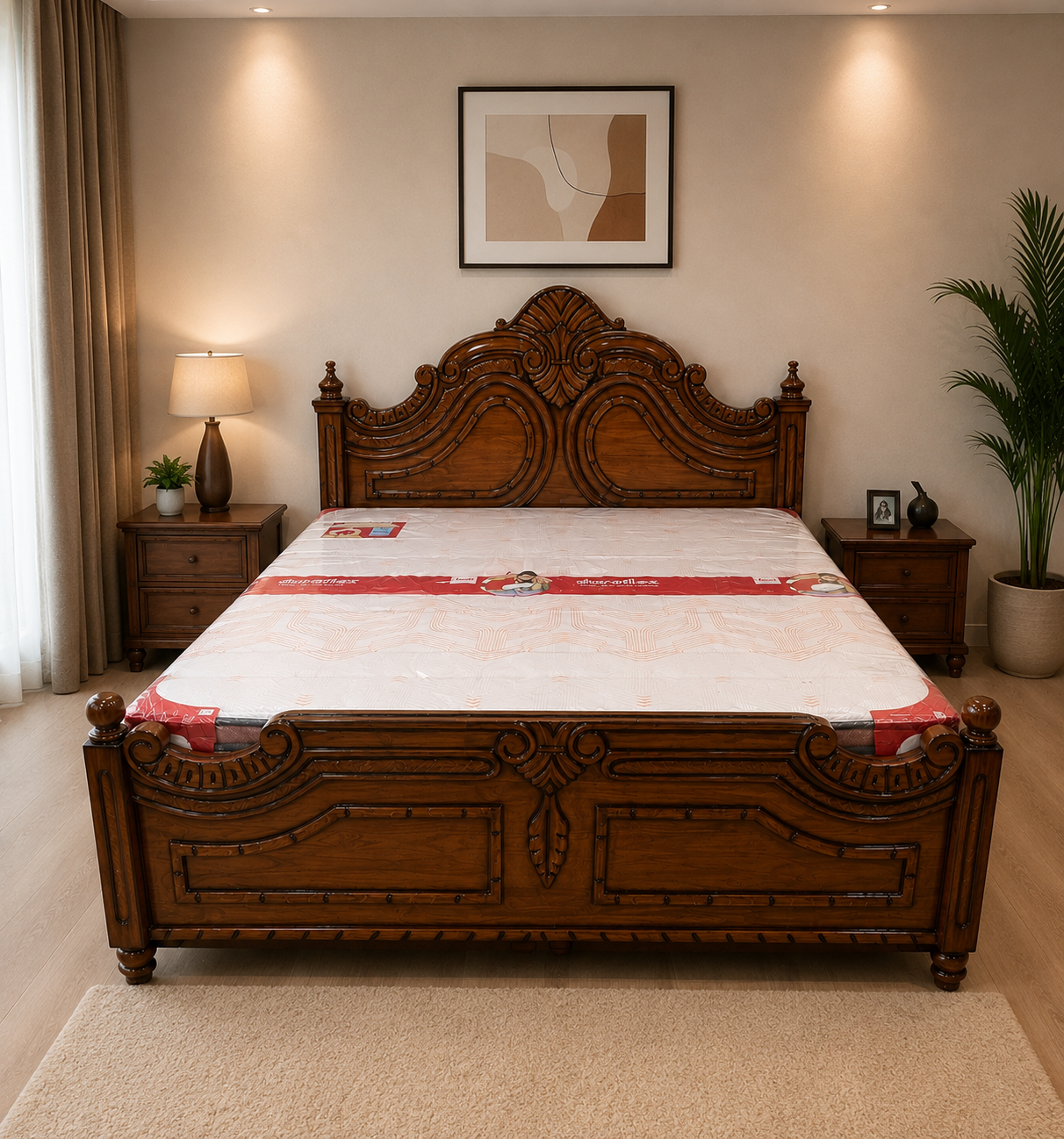 Contemporary Wooden Bed for Modern Homes